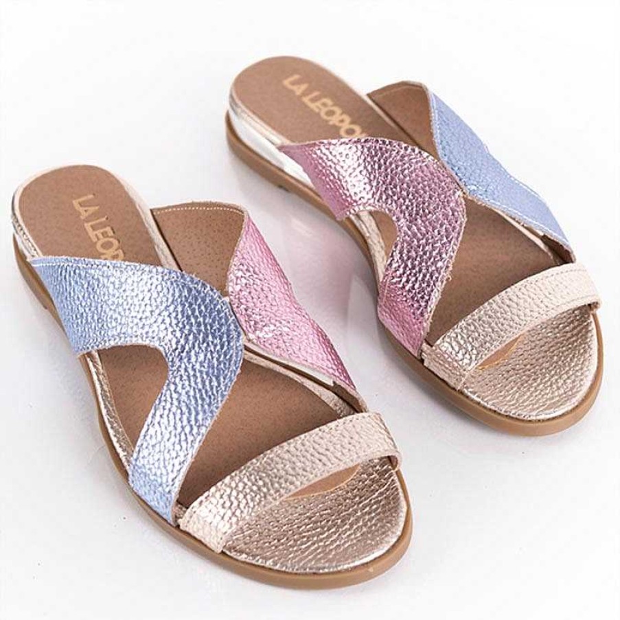 Sandalen La Leopolda | Irupe Metallic-Mix-Sandalen