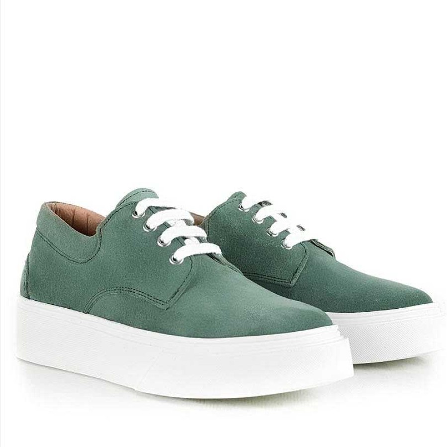 Turnschuhe La Leopolda | Grune Jacaranda-Sneaker