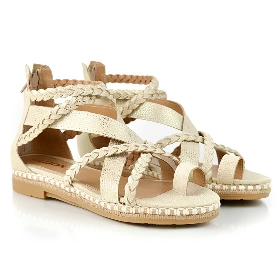 Sandalen La Leopolda | Rajesh Platinbeige Sandalen