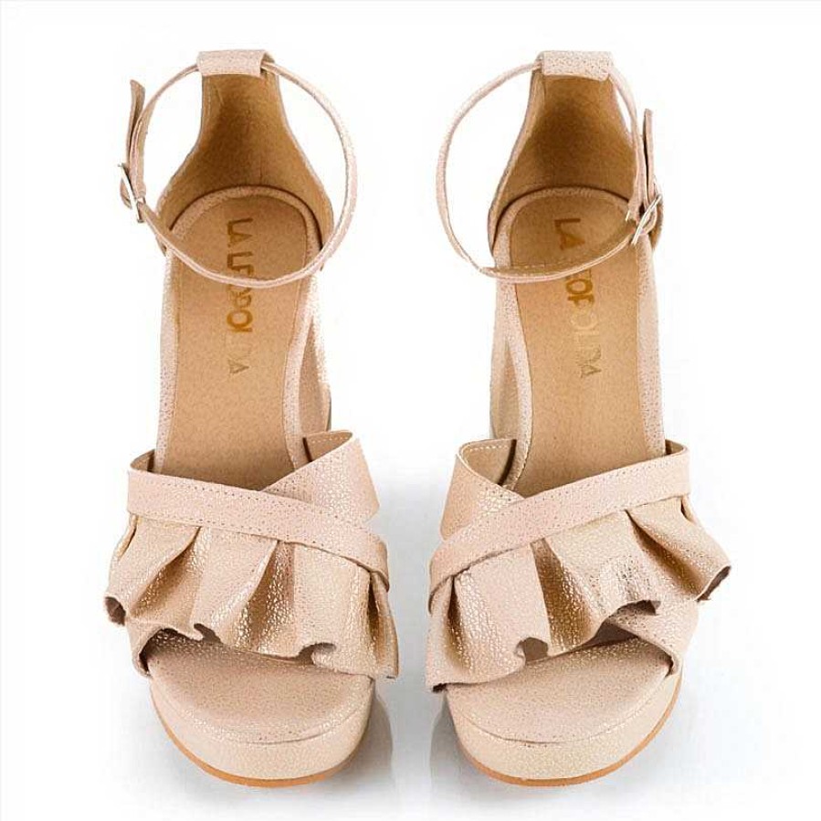 Sandalen La Leopolda | Flora Beige Sandalen