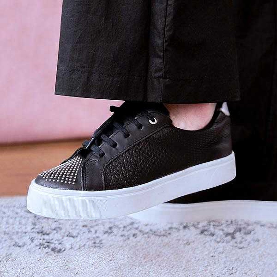 Turnschuhe La Leopolda | Schwarze Snatch-Sneaker