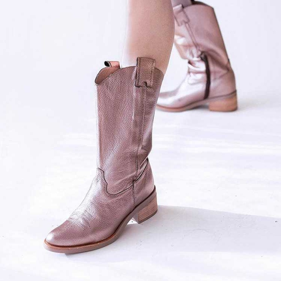 Stiefel La Leopolda | Malabia Copper Texan Boots