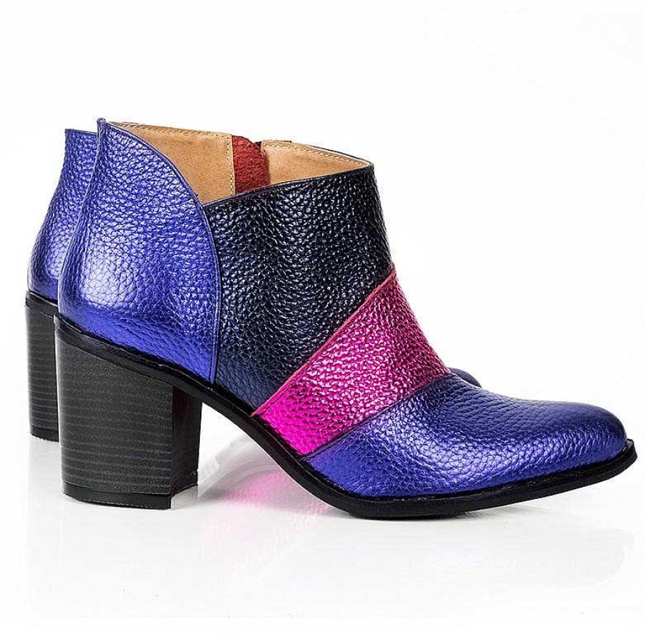 Stiefel La Leopolda | Metallisch Violette Nolita-Stiefel