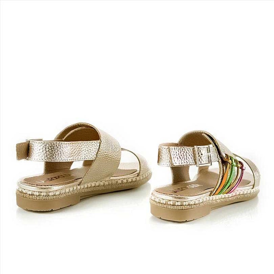 Sandalen La Leopolda | Alegra Platin-Sandalen