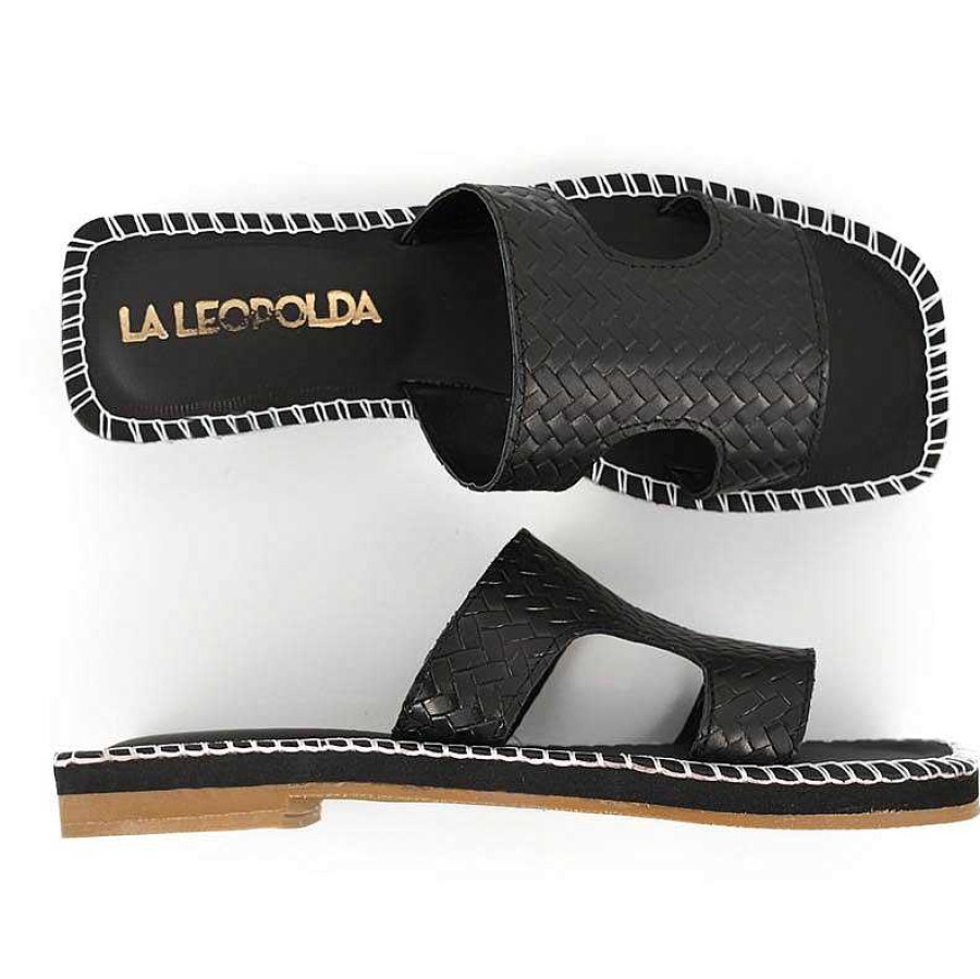 Sandalen La Leopolda | Schwarze Zala-Sandalen