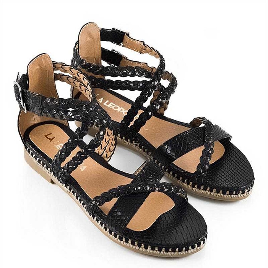 Sandalen La Leopolda | Dinesh Sandalen Schwarz