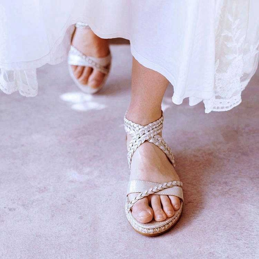 Sandalen La Leopolda | Metallic-Beige Dinesh-Sandalen