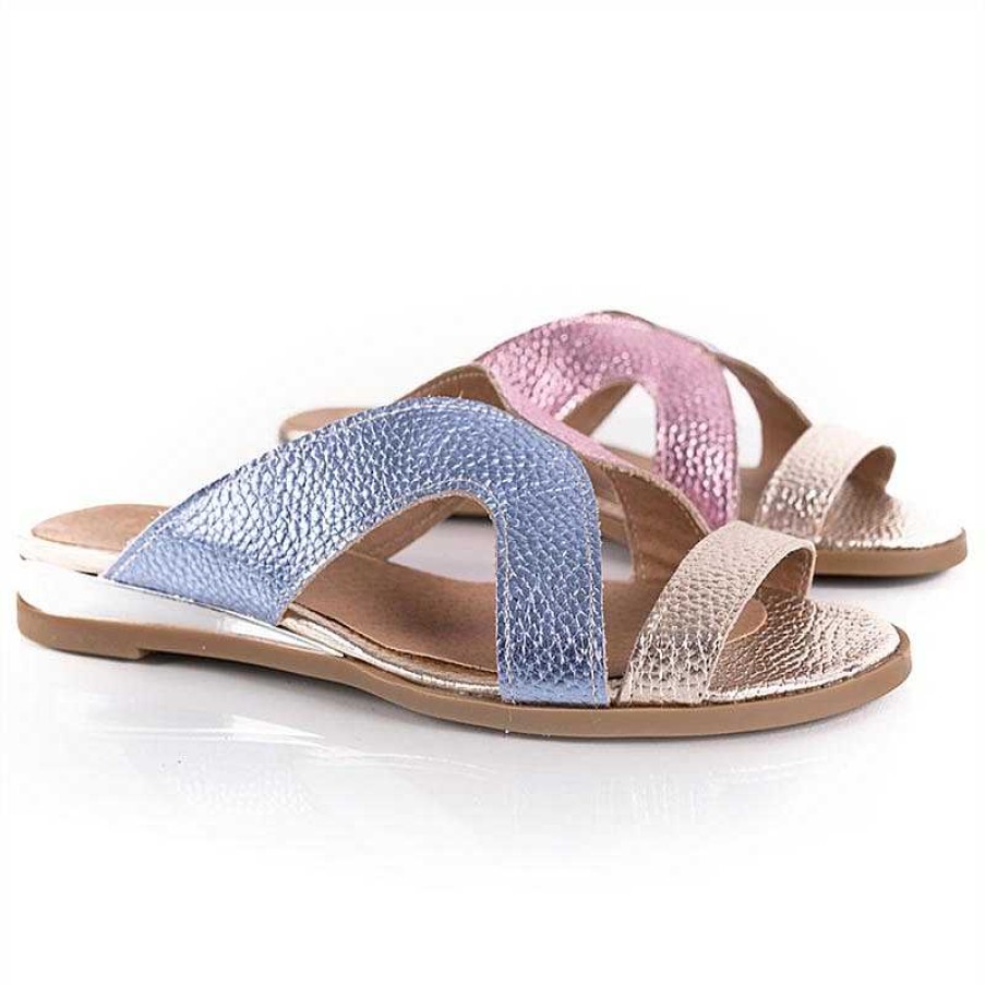 Sandalen La Leopolda | Irupe Metallic-Mix-Sandalen